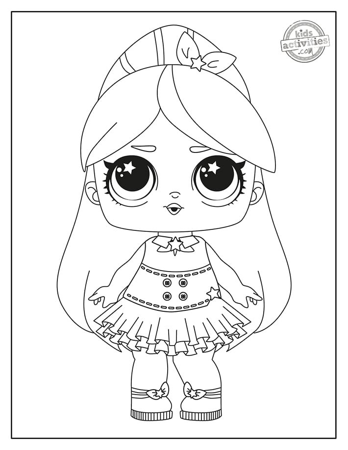 Lol Doll Coloring Pages Free Printable 125