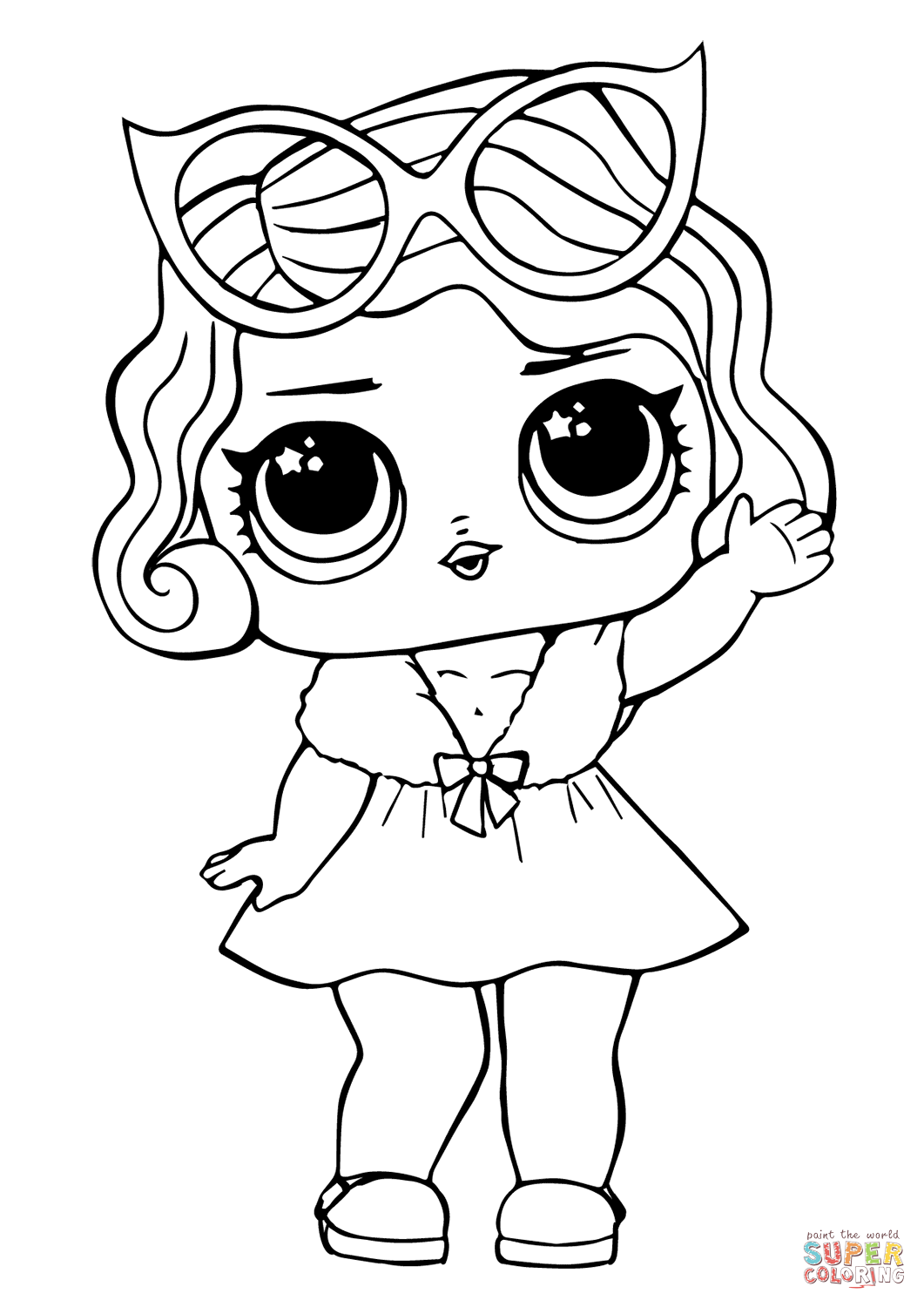 Lol Doll Coloring Pages Free Printable 126