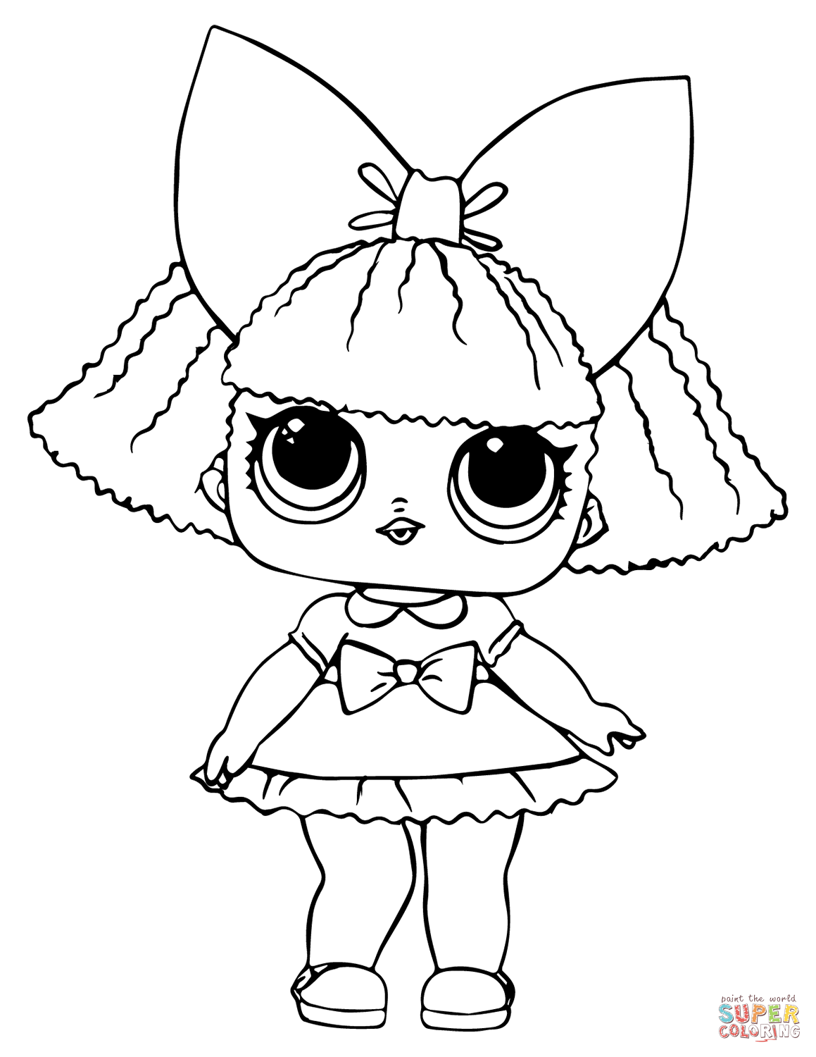 Lol Doll Coloring Pages Free Printable 13