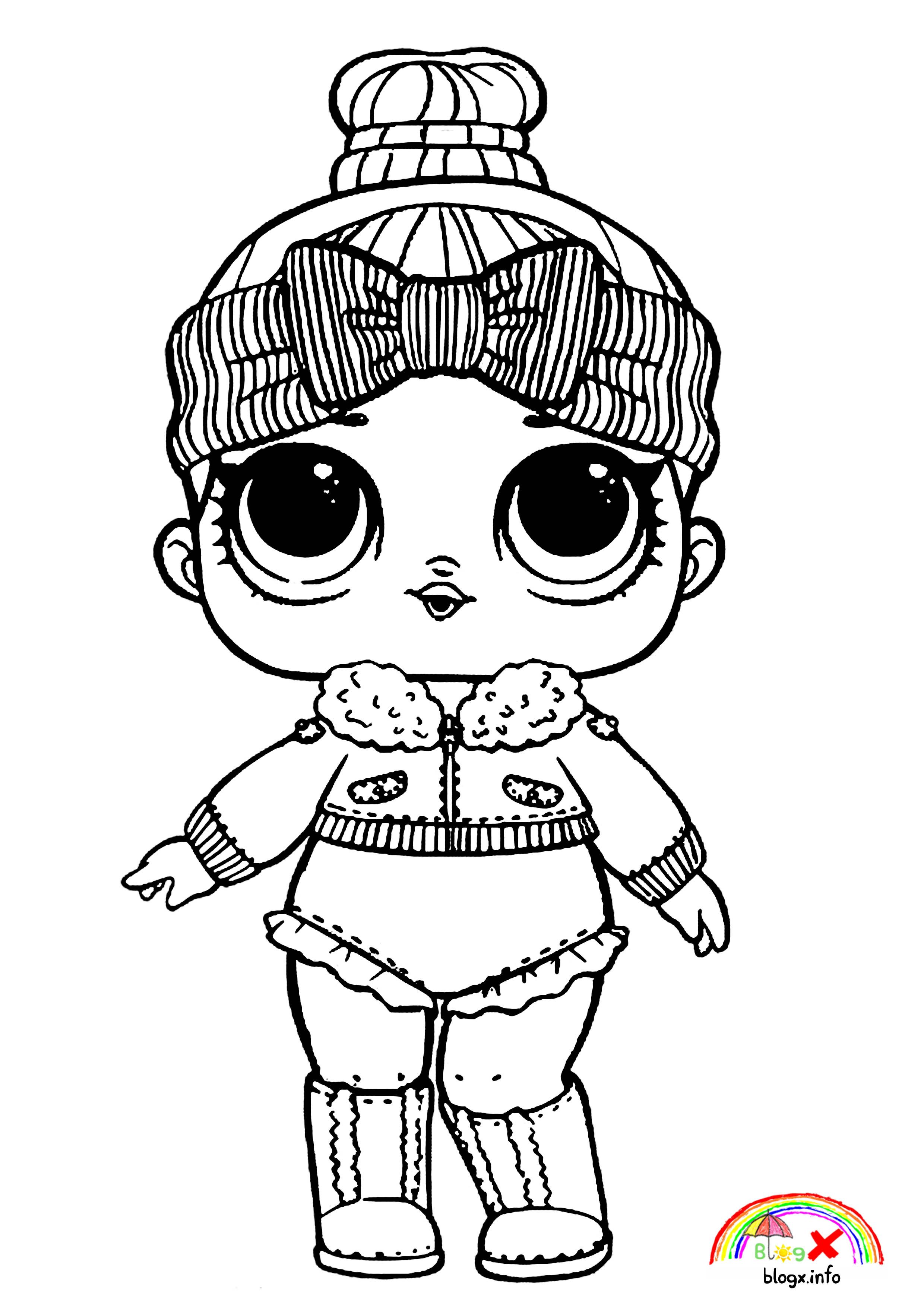 Lol Doll Coloring Pages Free Printable 134