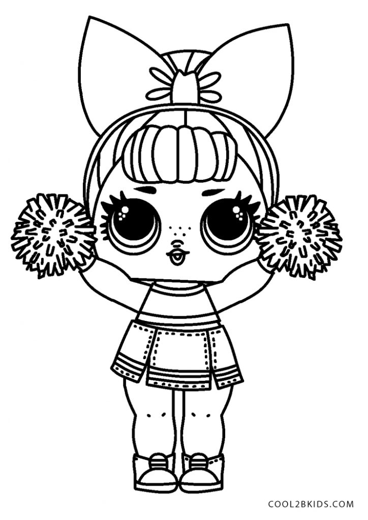 Lol Doll Coloring Pages Free Printable 136