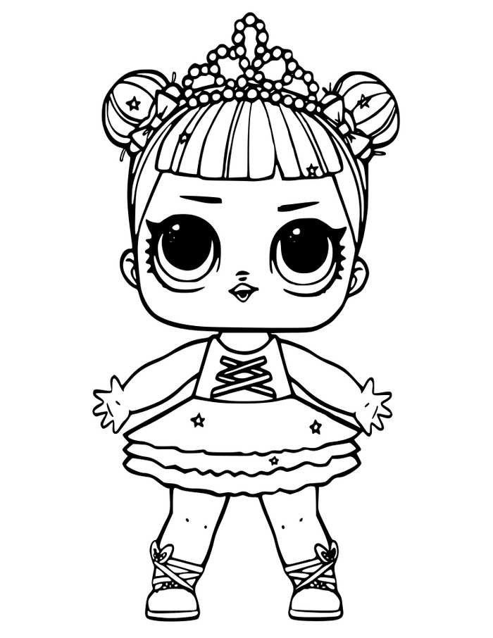 Lol Doll Coloring Pages Free Printable 137