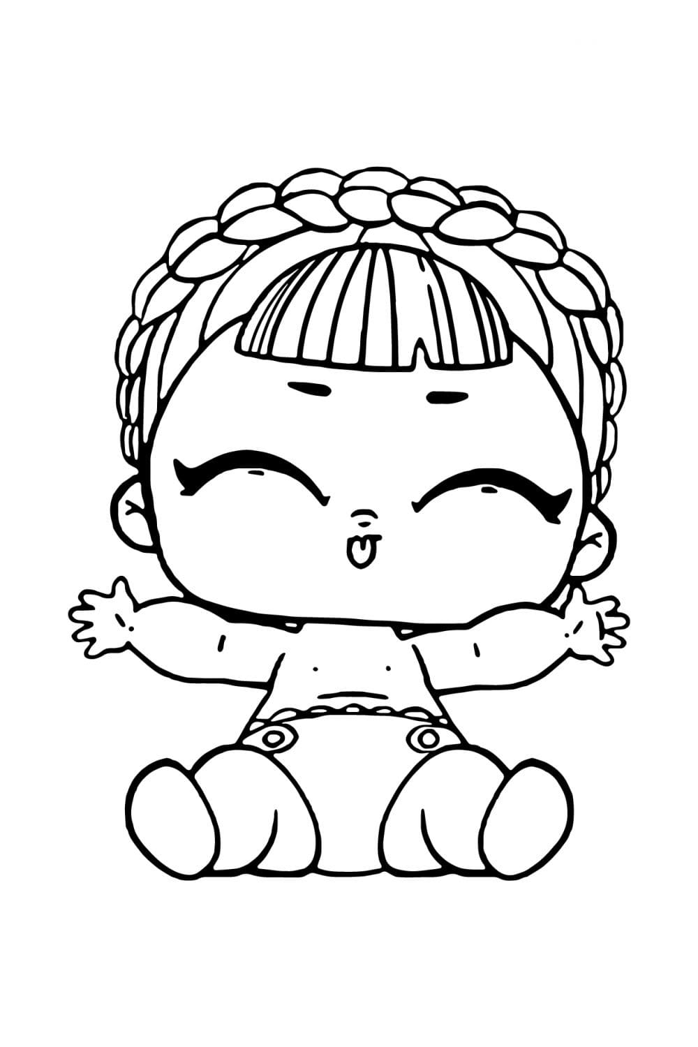 Lol Doll Coloring Pages Free Printable 138