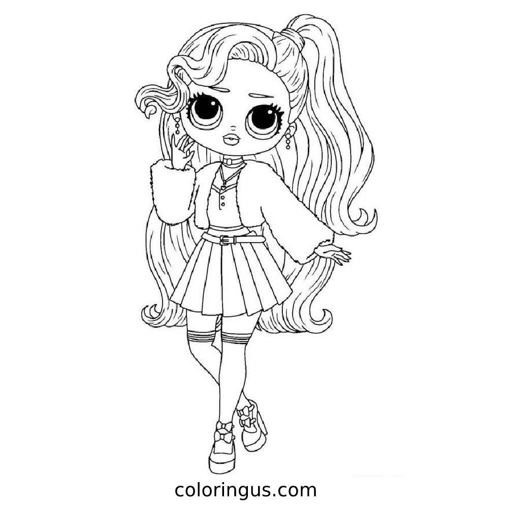 Lol Doll Coloring Pages Free Printable 140