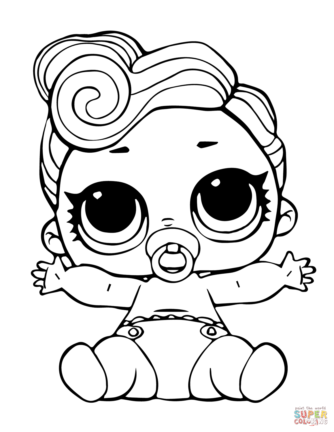 Lol Doll Coloring Pages Free Printable 142