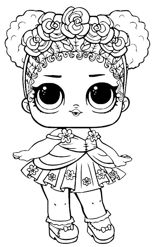 Lol Doll Coloring Pages Free Printable 143