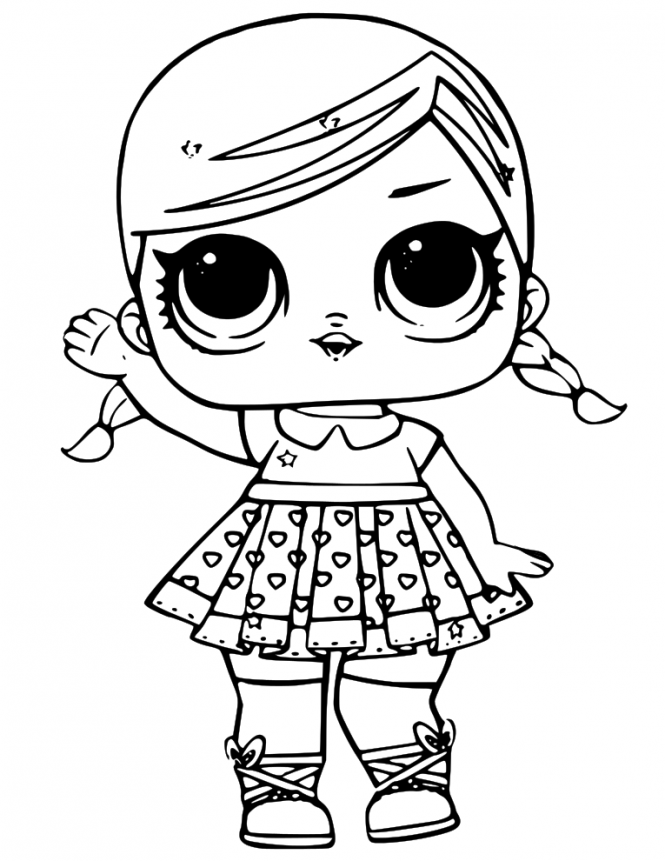 Lol Doll Coloring Pages Free Printable 144