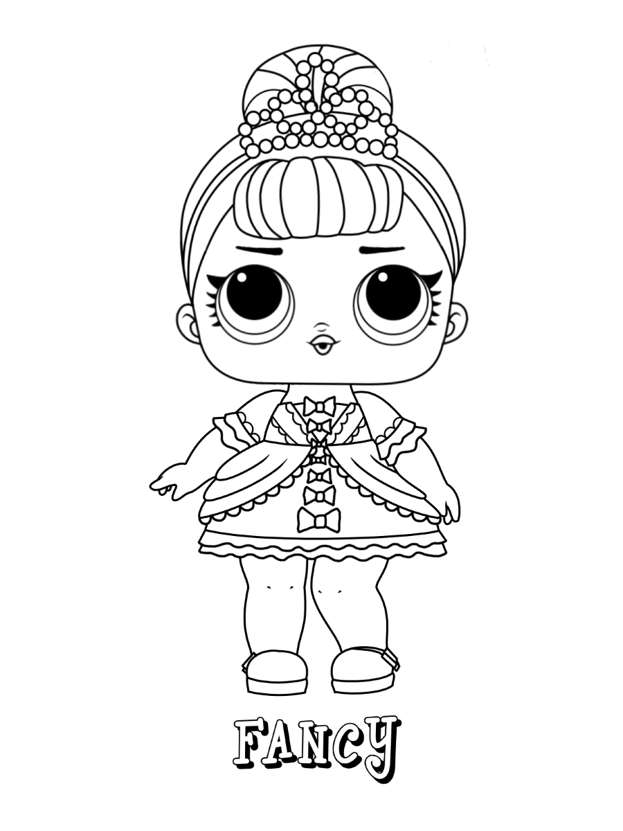 Lol Doll Coloring Pages Free Printable 145