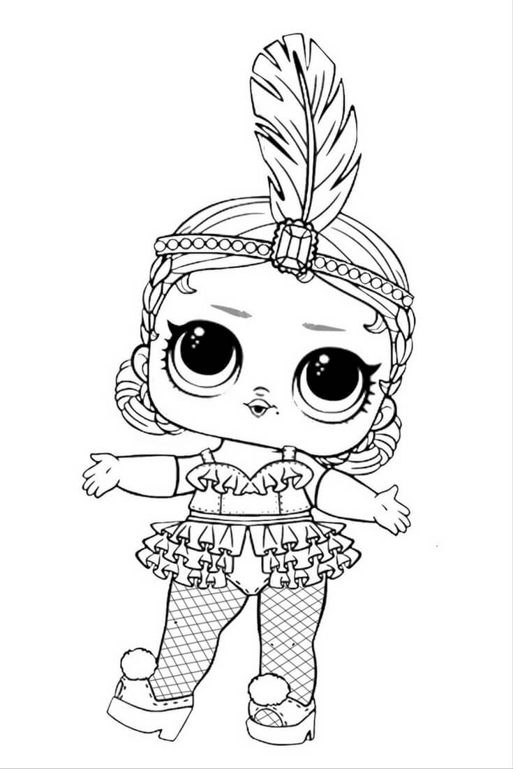 Lol Doll Coloring Pages Free Printable 146