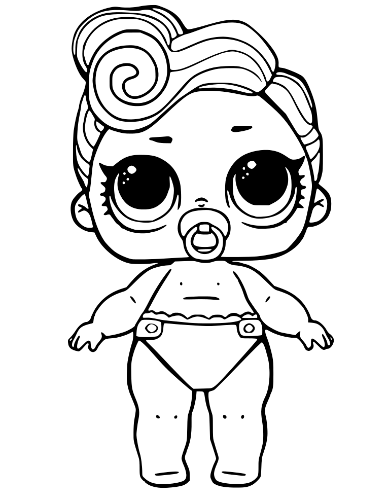 Lol Doll Coloring Pages Free Printable 148