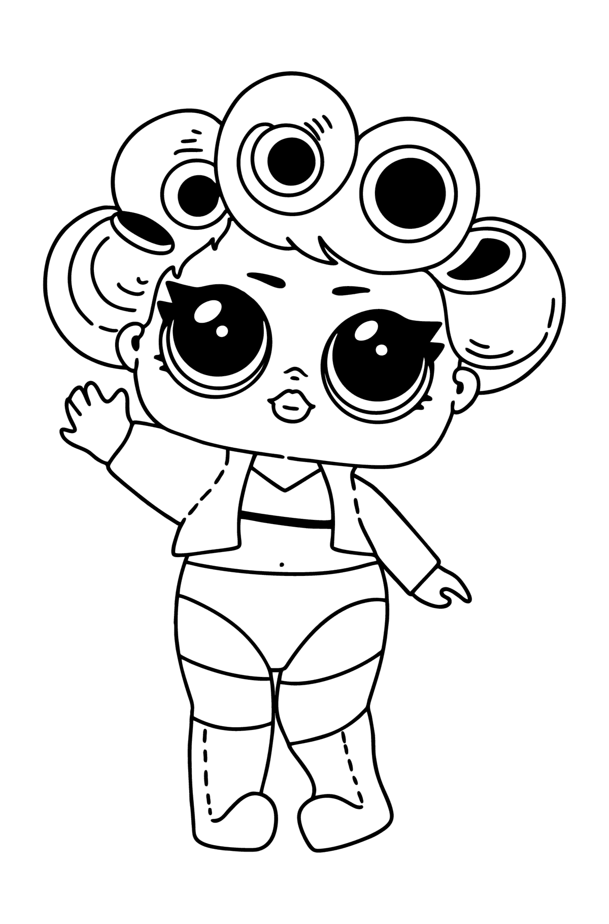 Lol Doll Coloring Pages Free Printable 151