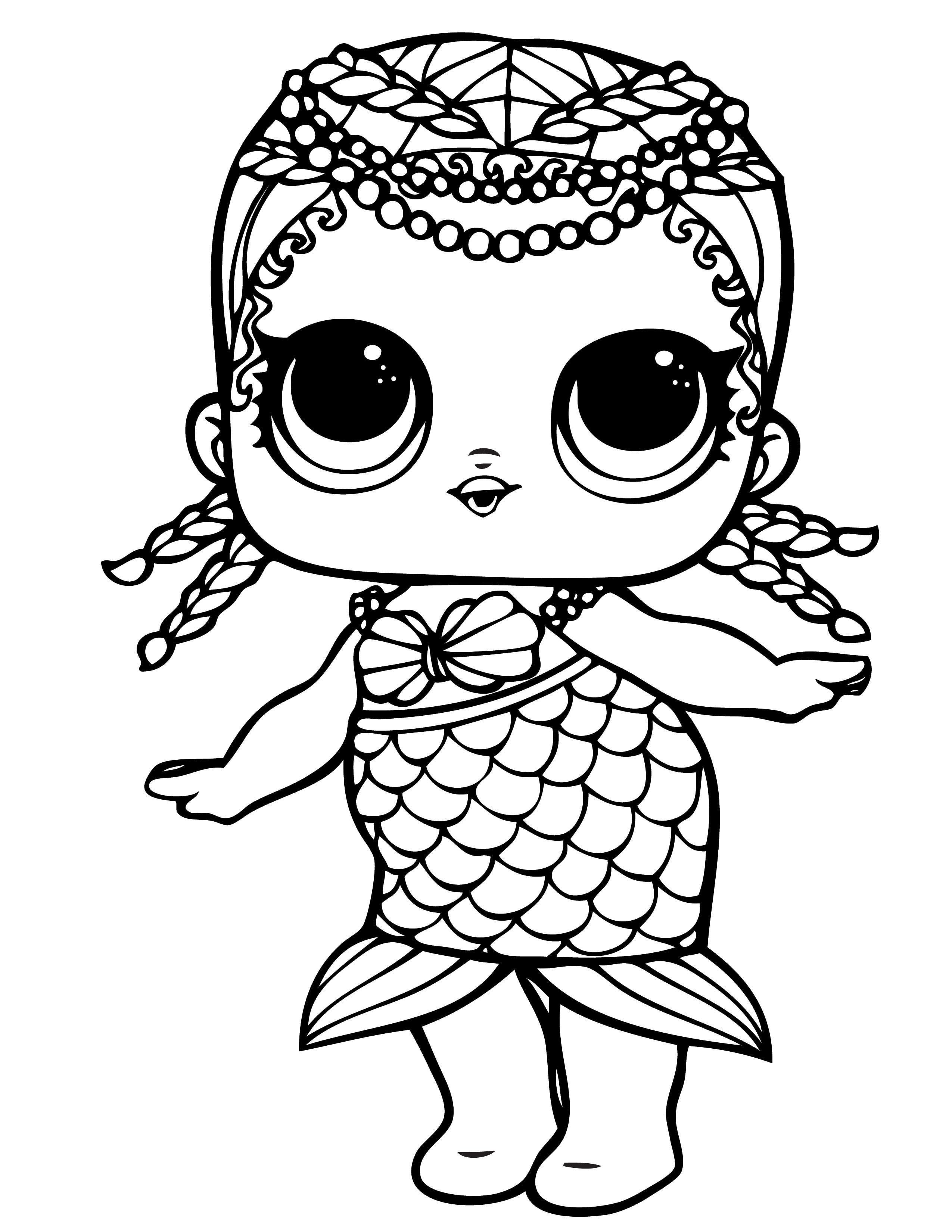 Lol Doll Coloring Pages Free Printable 153