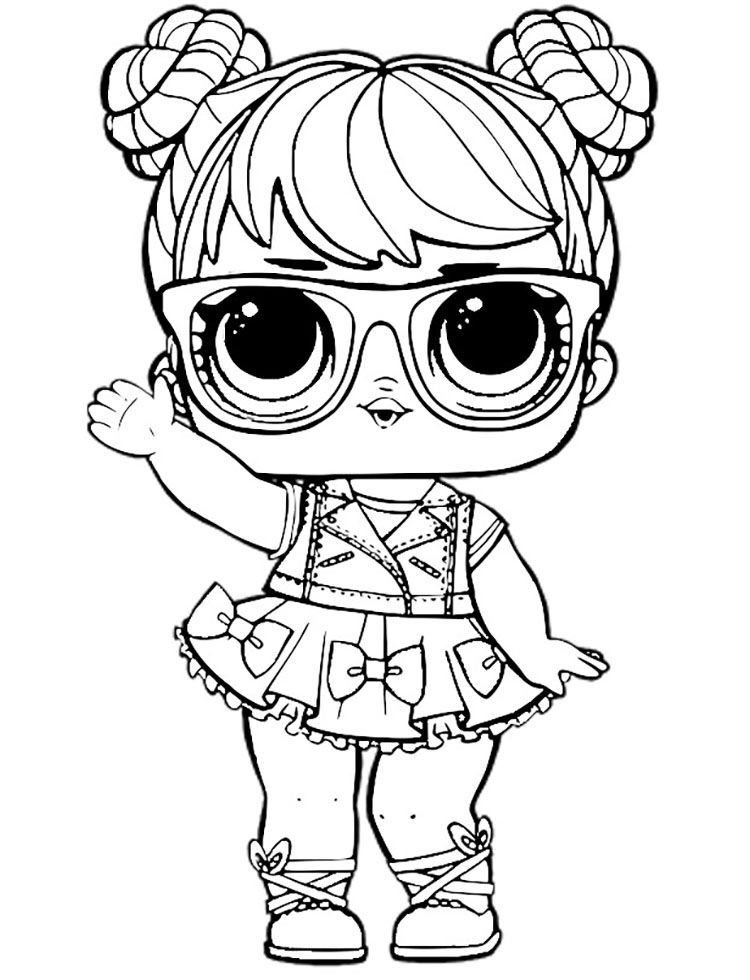 Lol Doll Coloring Pages Free Printable 155