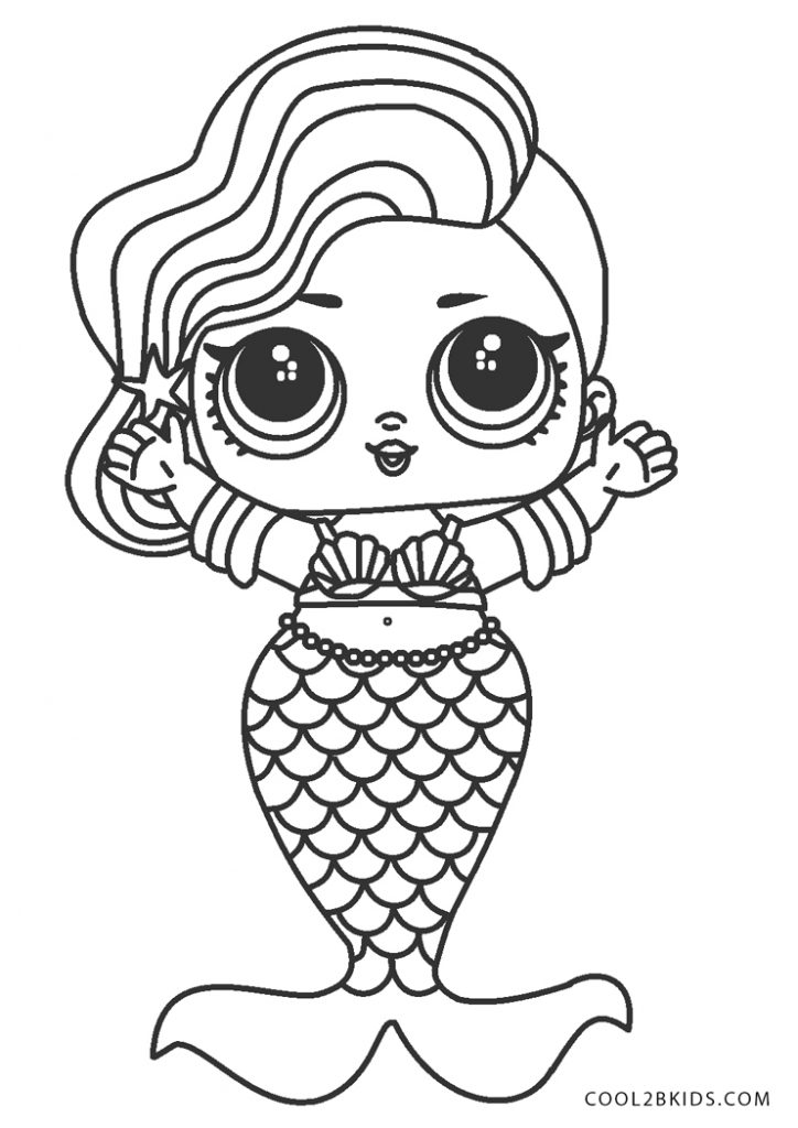 Lol Doll Coloring Pages Free Printable 156