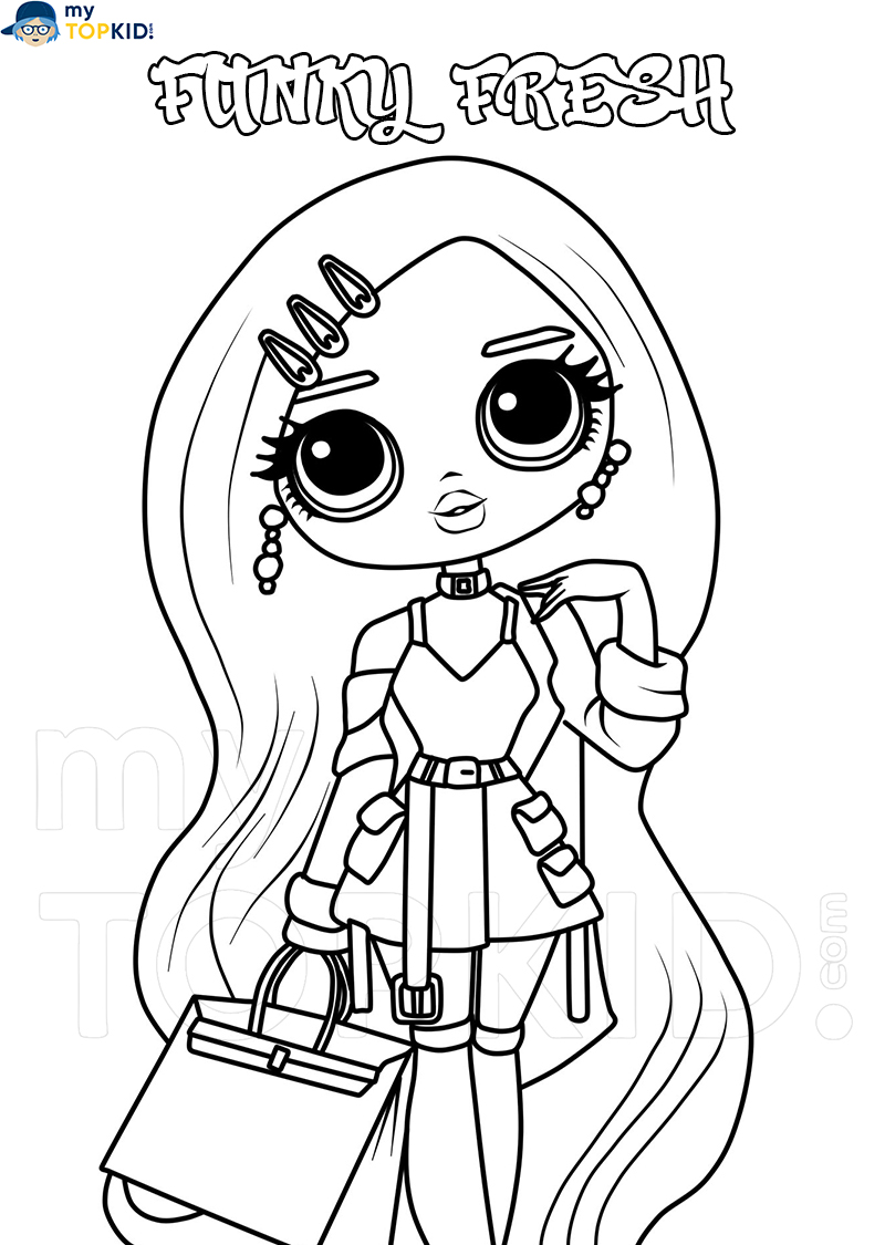 Lol Doll Coloring Pages Free Printable 19