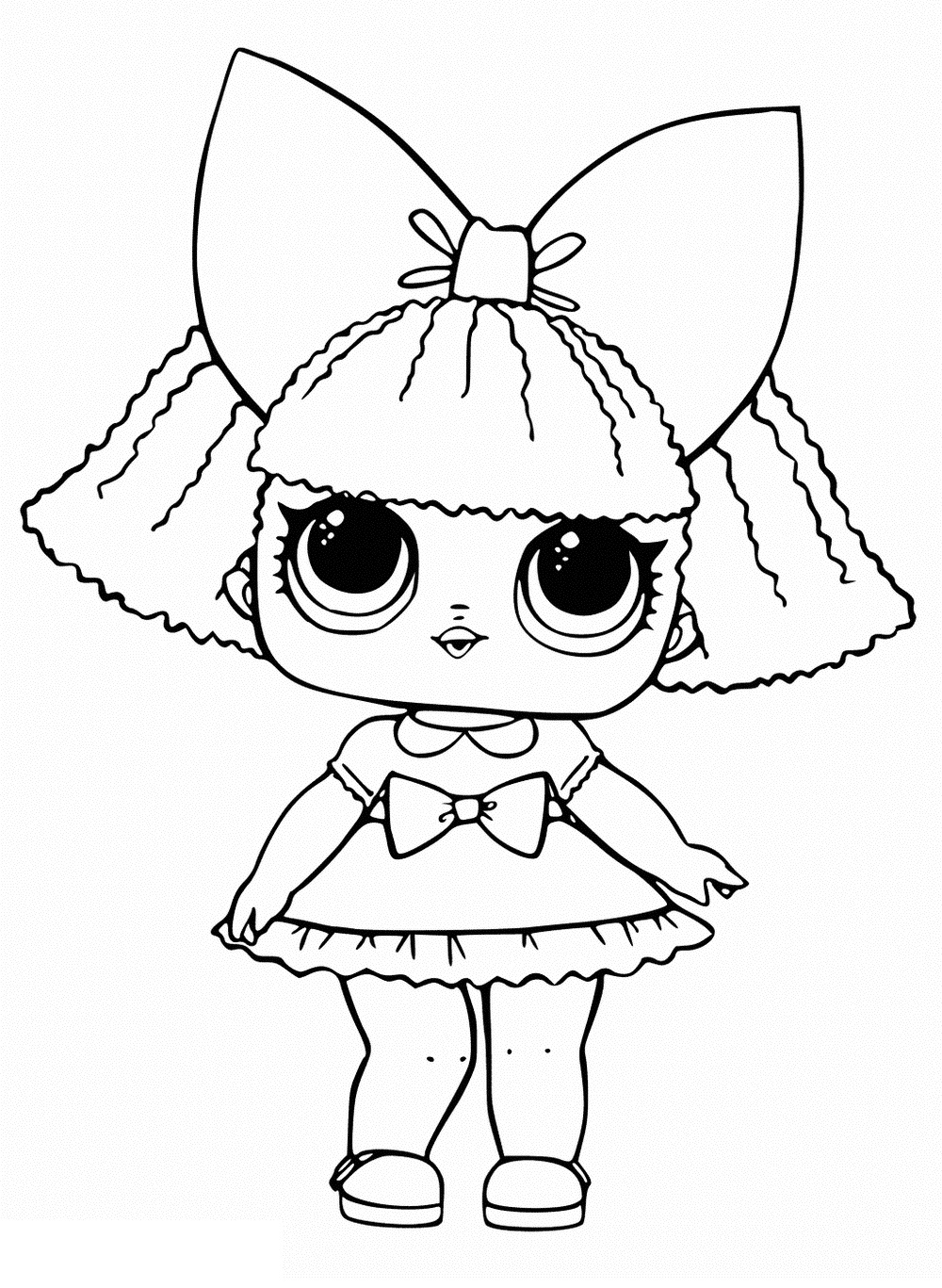 Lol Doll Coloring Pages Free Printable 2