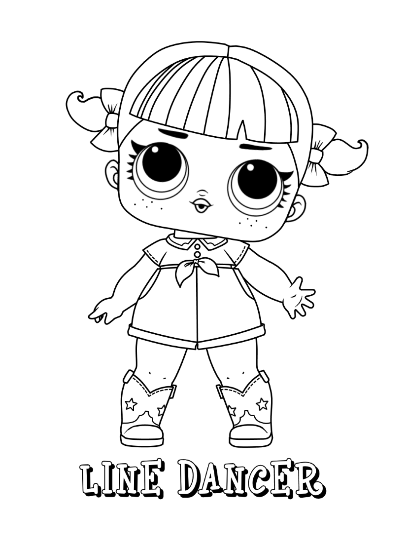 Lol Doll Coloring Pages Free Printable 21