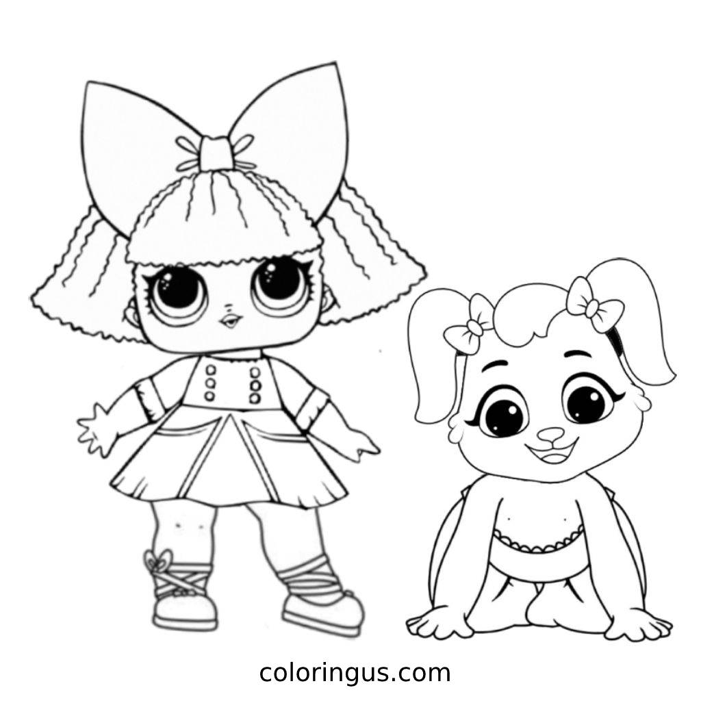 Lol Doll Coloring Pages Free Printable 22