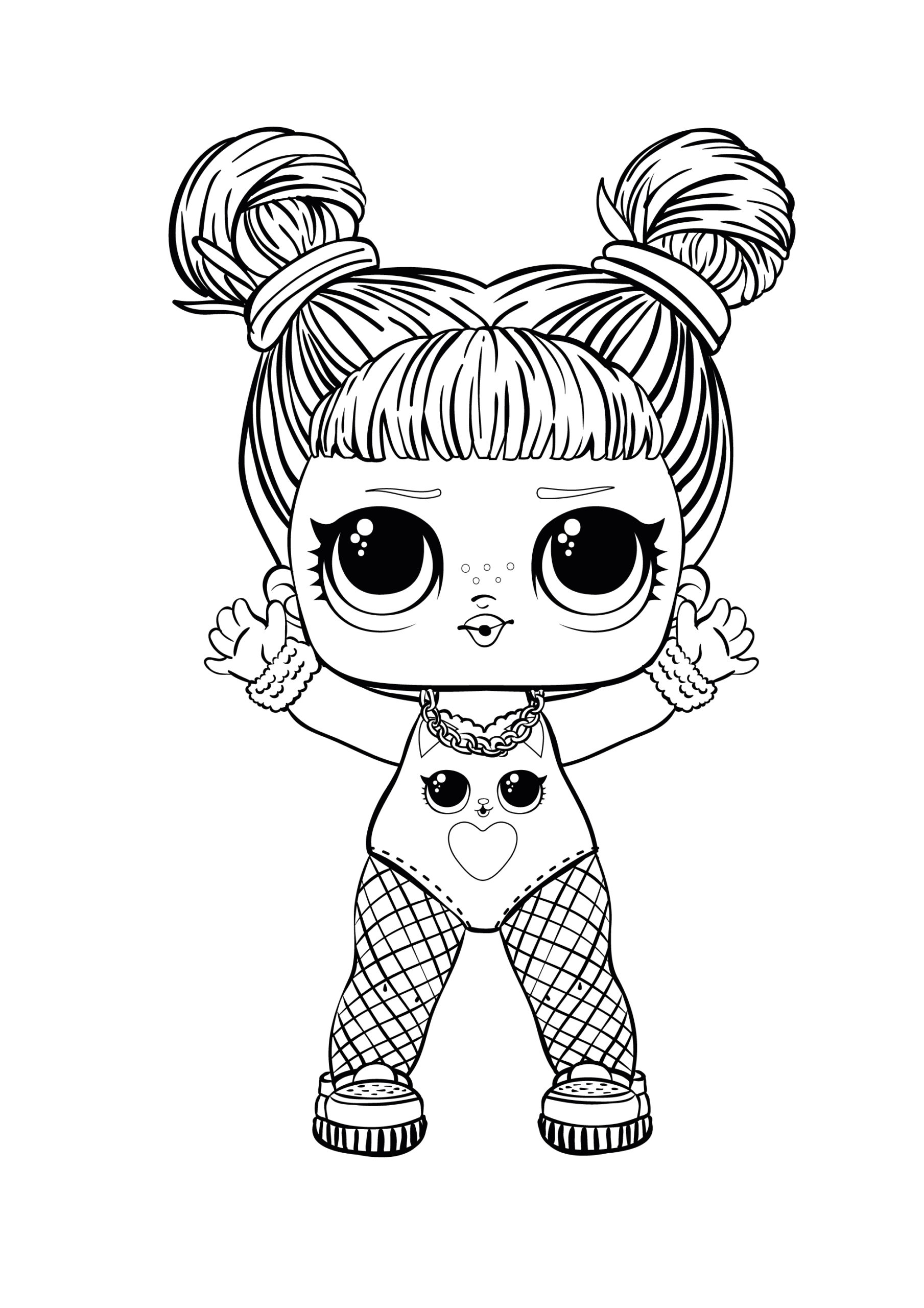 Lol Doll Coloring Pages Free Printable 23