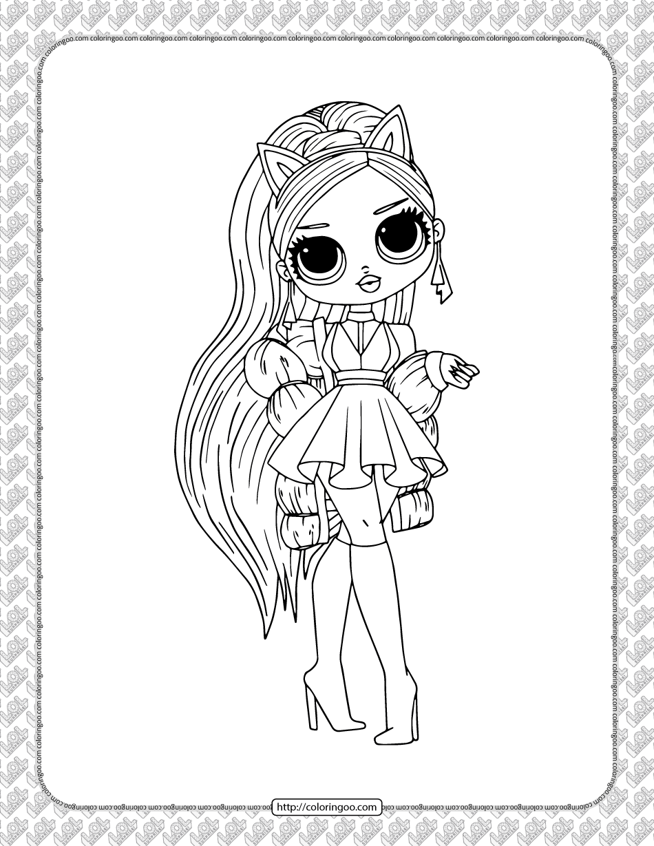 Lol Doll Coloring Pages Free Printable 24