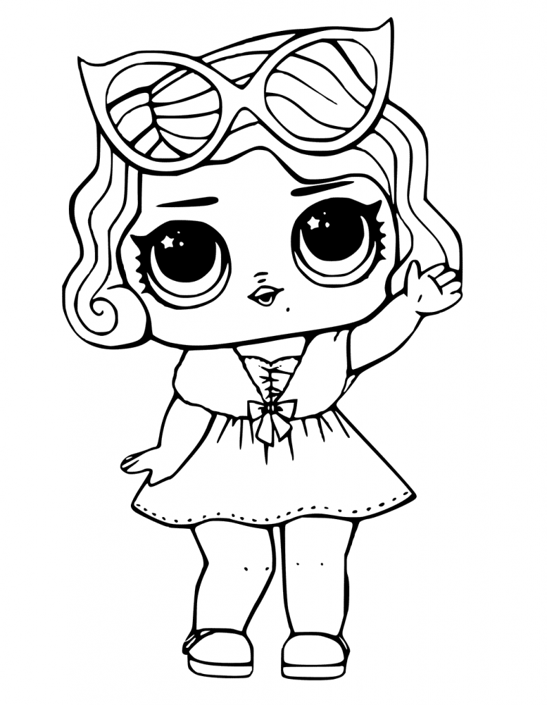 Lol Doll Coloring Pages Free Printable 25