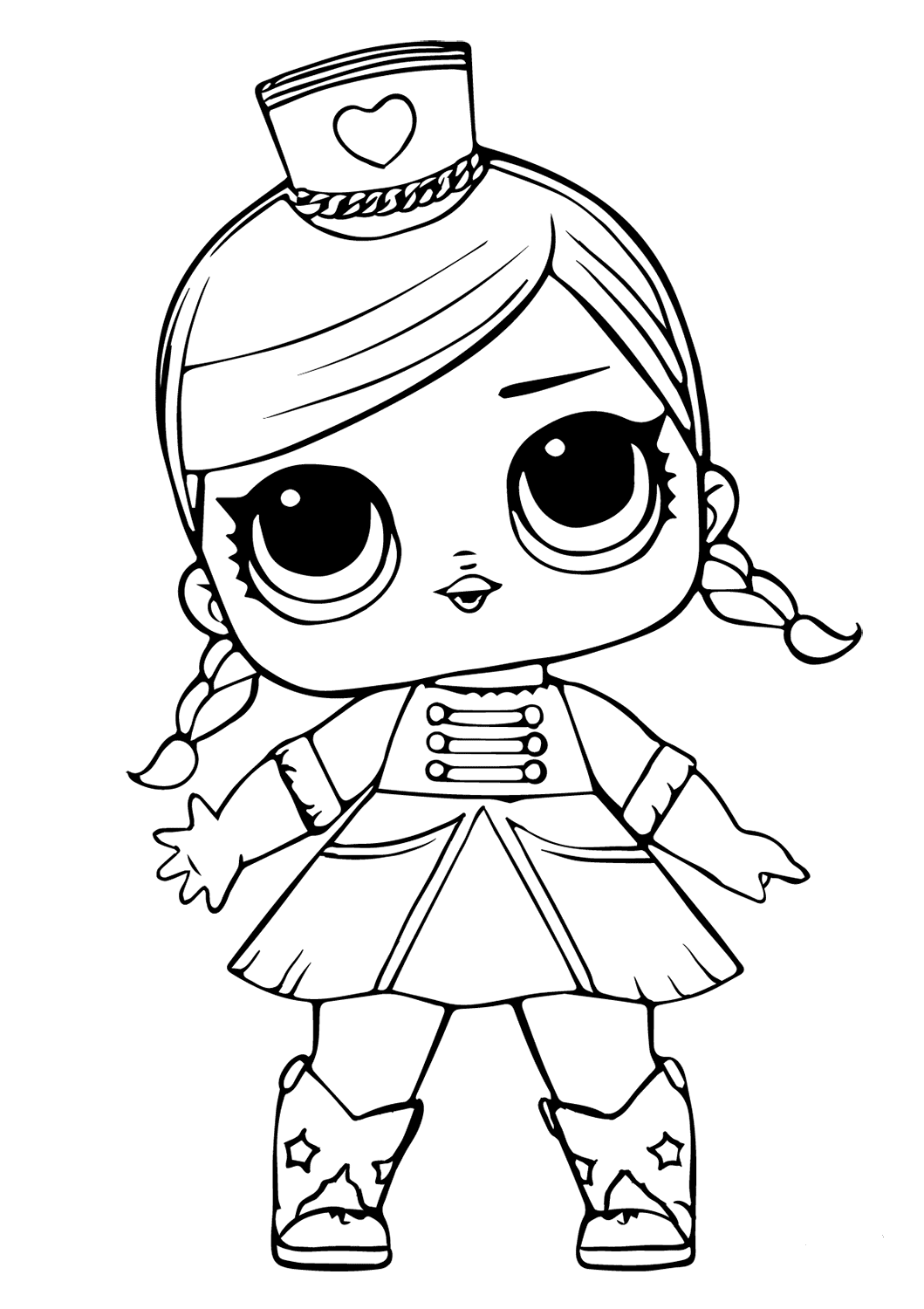 Lol Doll Coloring Pages Free Printable 3