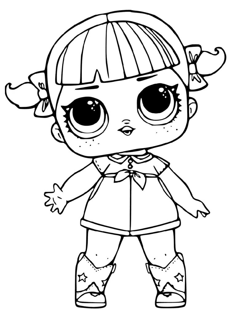 Lol Doll Coloring Pages Free Printable 30