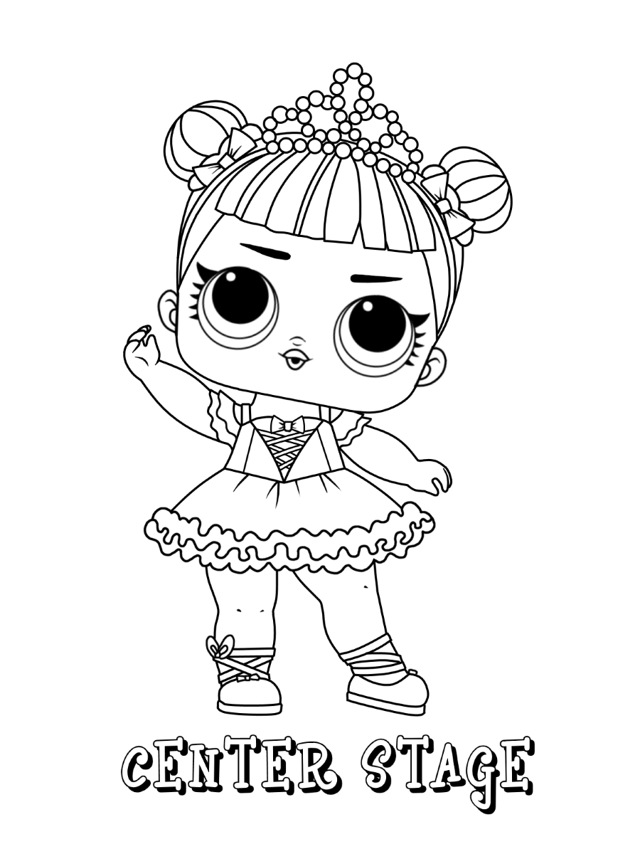 Lol Doll Coloring Pages Free Printable 31