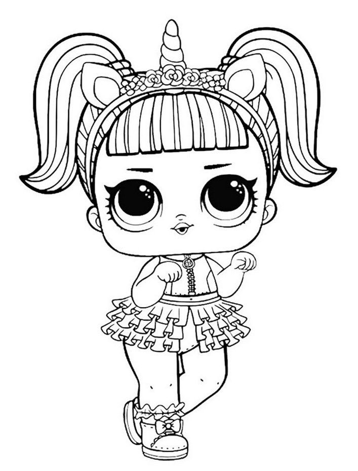 Lol Doll Coloring Pages Free Printable 36