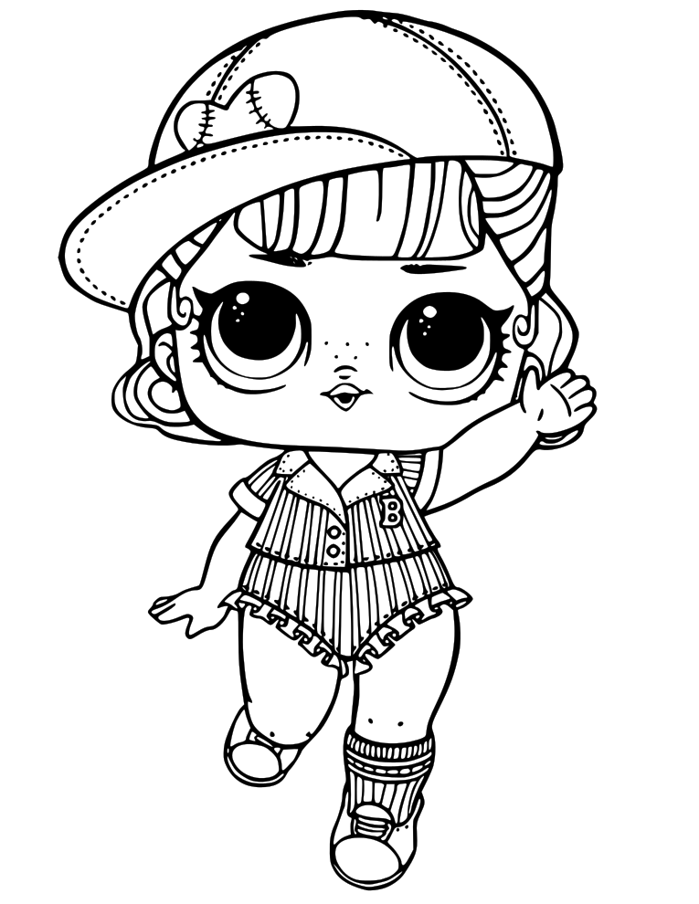 Lol Doll Coloring Pages Free Printable 37