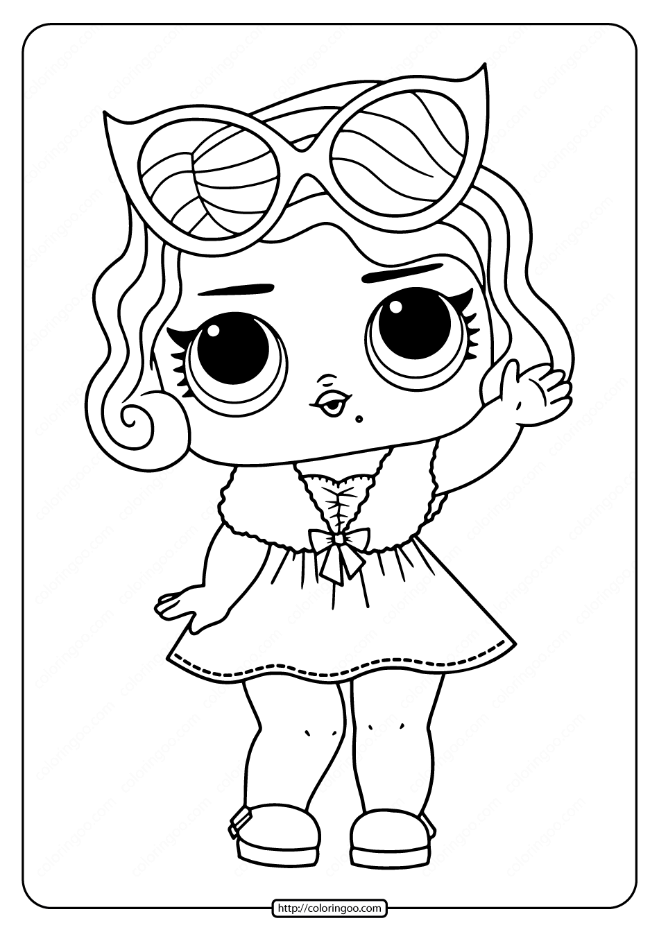 Lol Doll Coloring Pages Free Printable 39