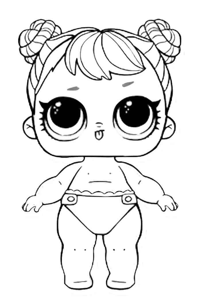 Lol Doll Coloring Pages Free Printable 41