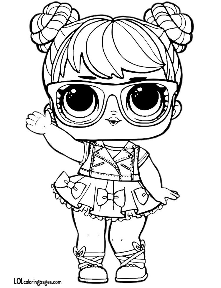 Lol Doll Coloring Pages Free Printable 43