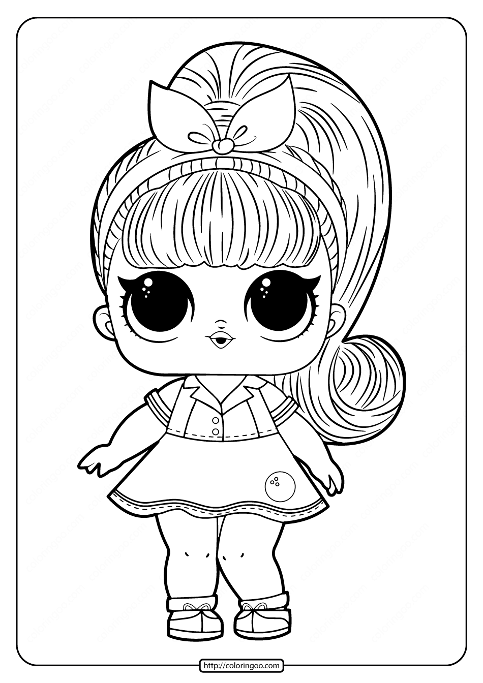 Lol Doll Coloring Pages Free Printable 46