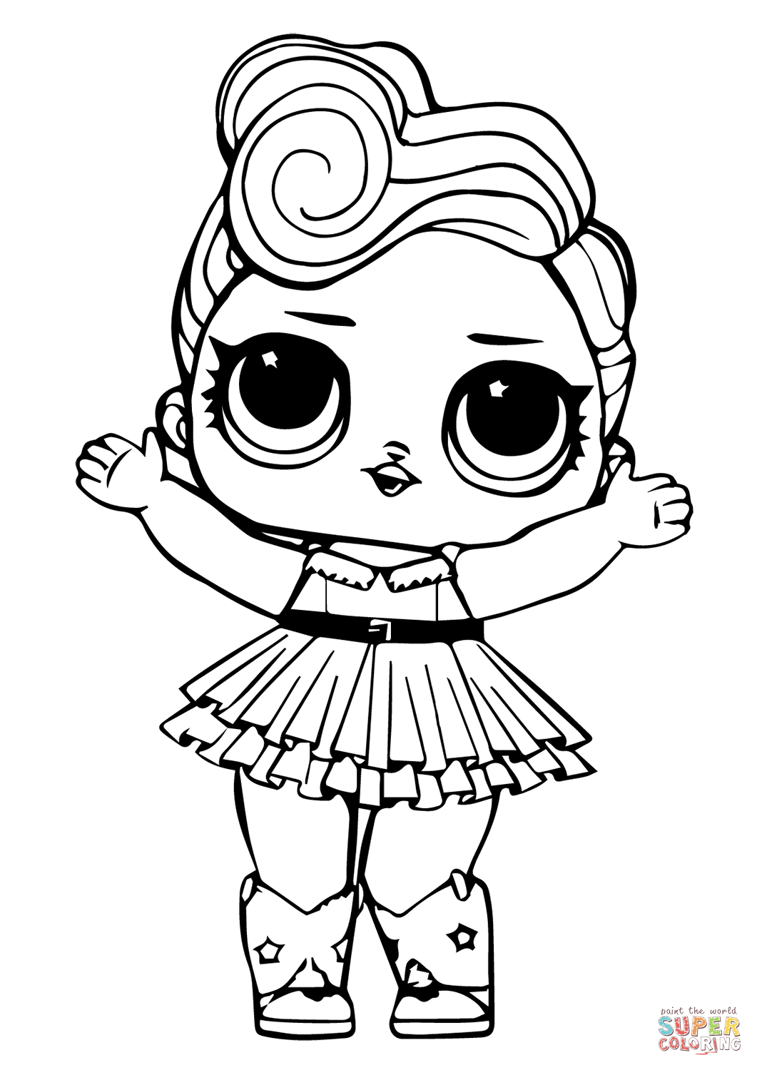 Lol Doll Coloring Pages Free Printable 48