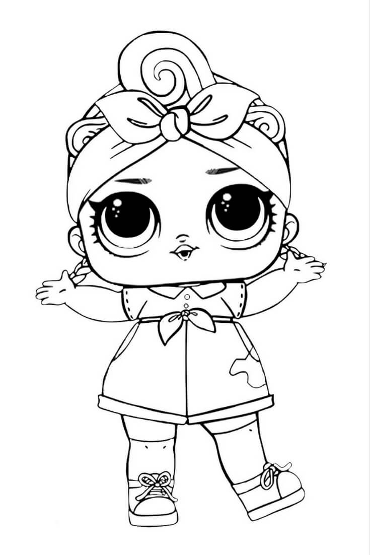 Lol Doll Coloring Pages Free Printable 49