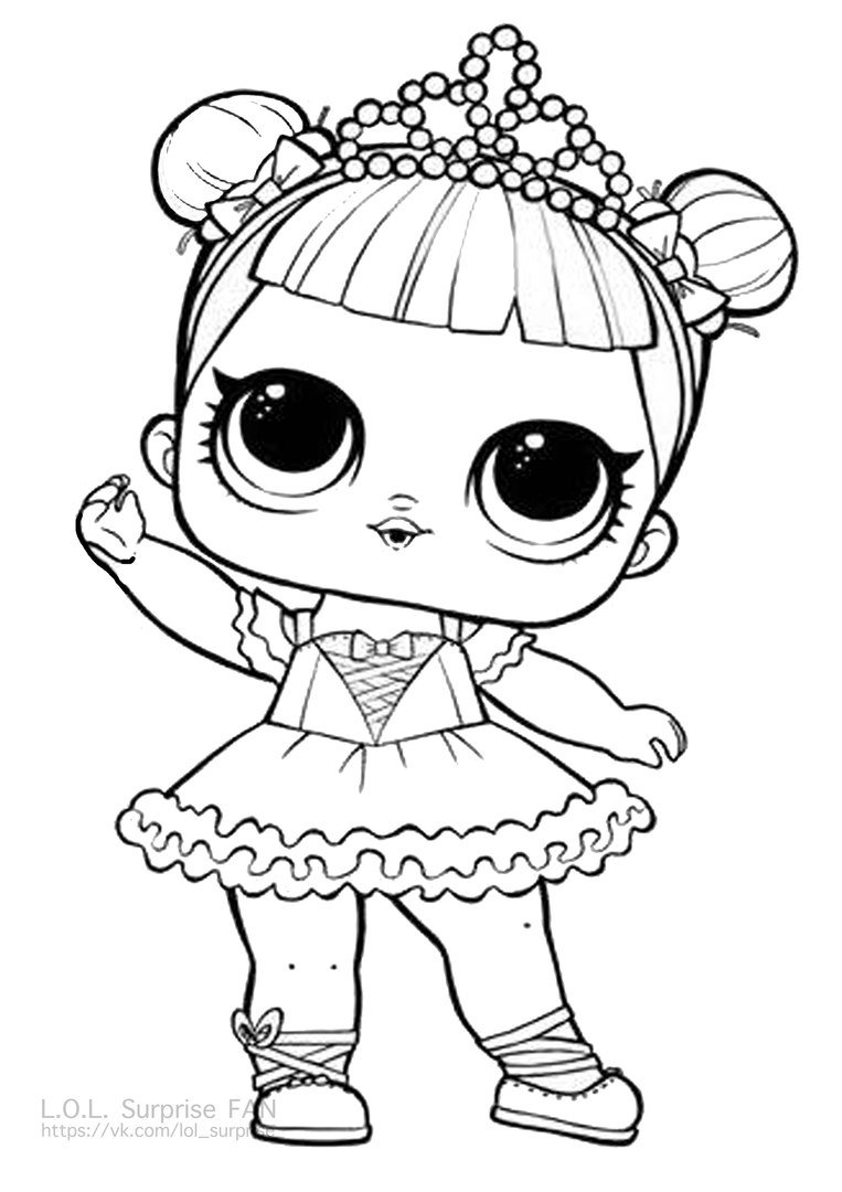 Lol Doll Coloring Pages Free Printable 51