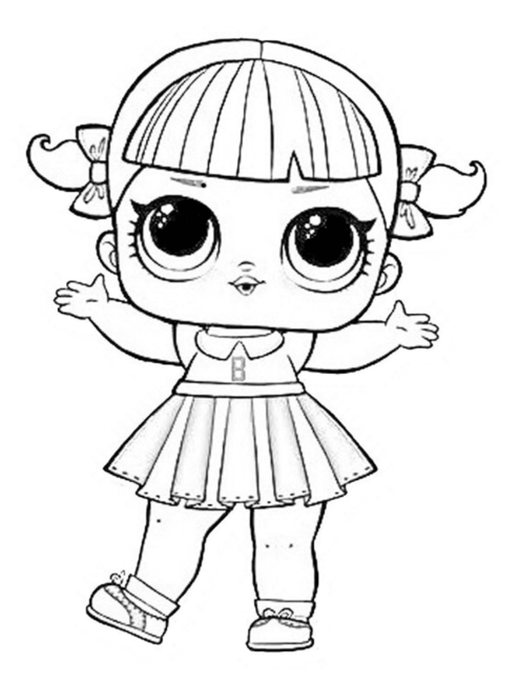 Lol Doll Coloring Pages Free Printable 59