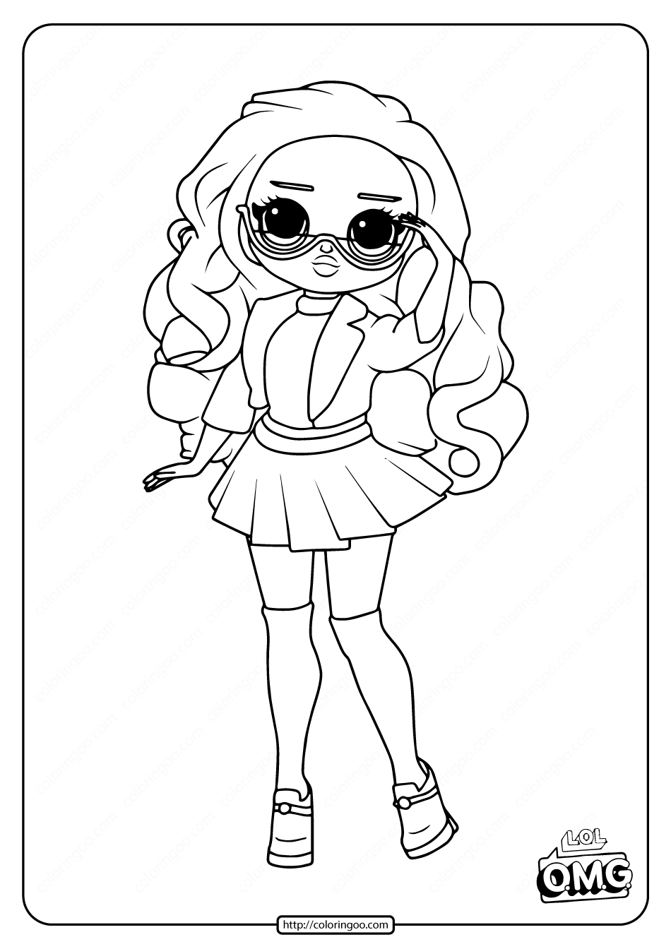 Lol Doll Coloring Pages Free Printable 60