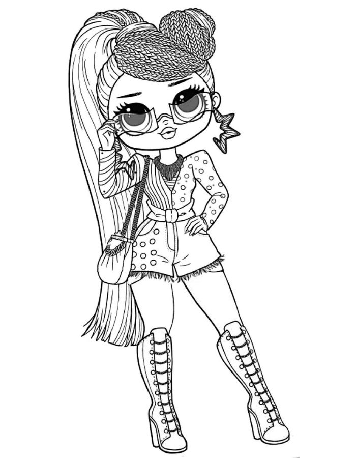 Lol Doll Coloring Pages Free Printable 62