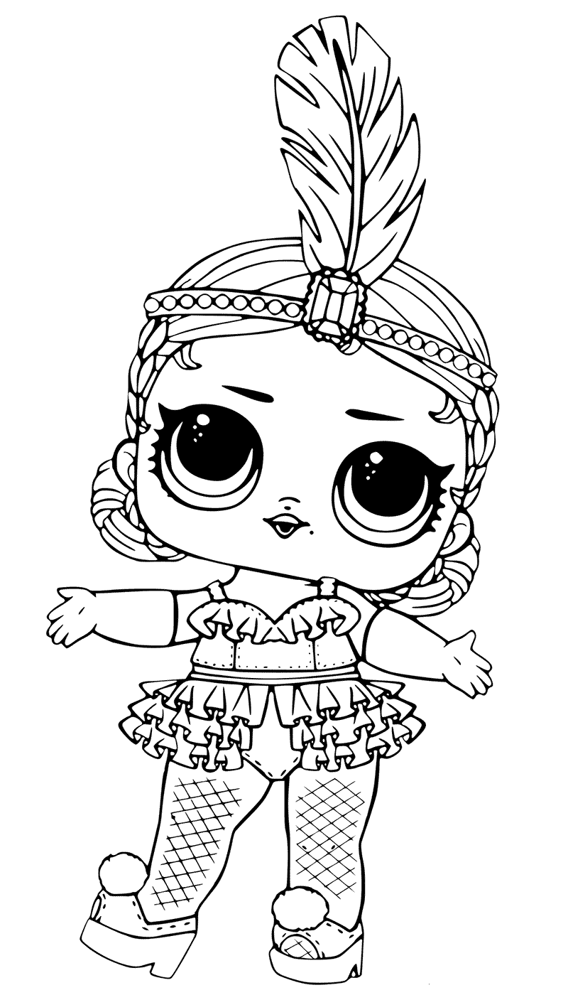 Lol Doll Coloring Pages Free Printable 65