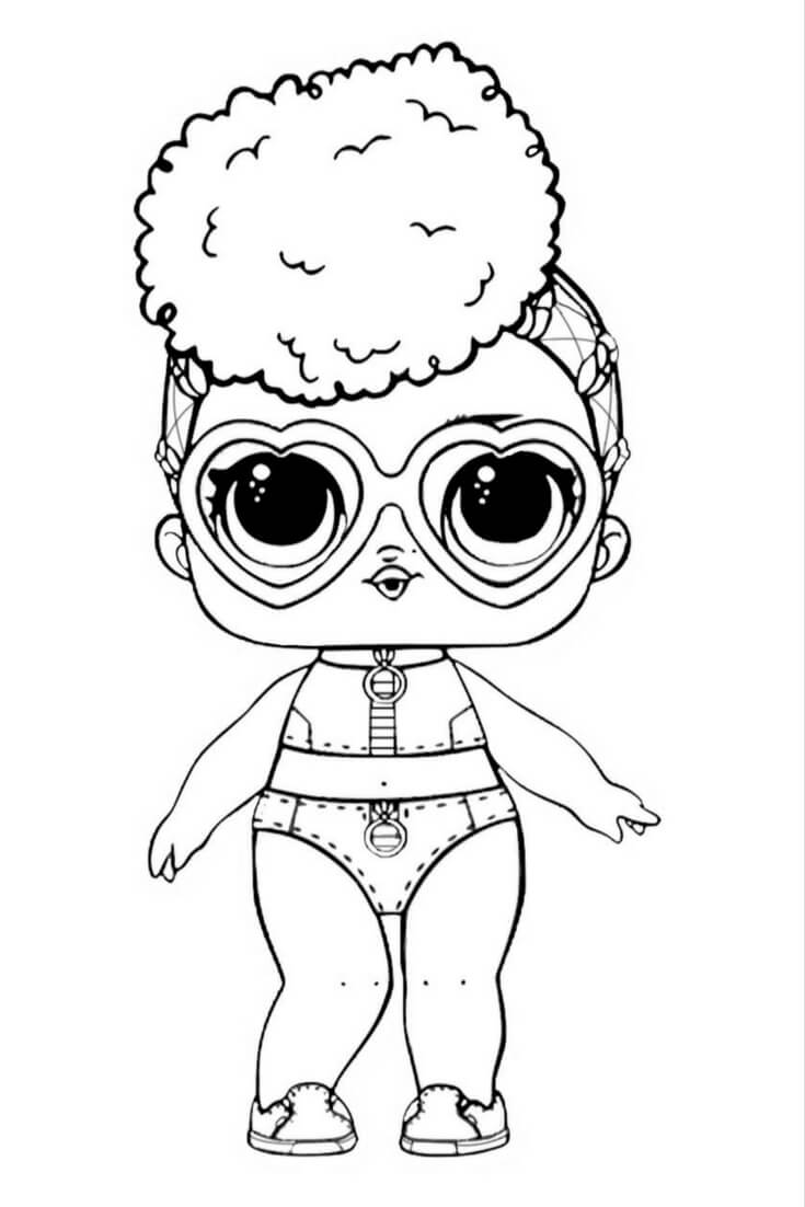 Lol Doll Coloring Pages Free Printable 69