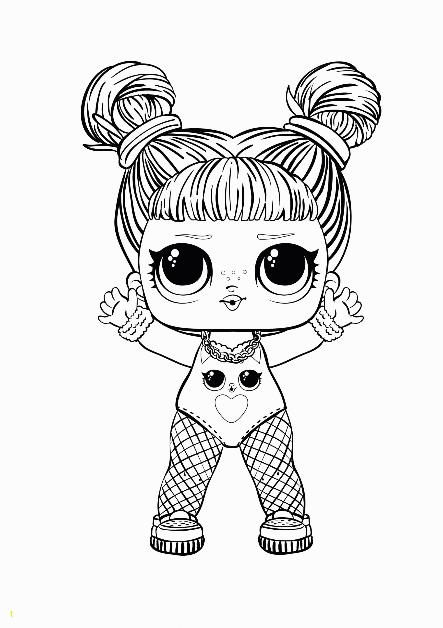 Lol Doll Coloring Pages Free Printable 7