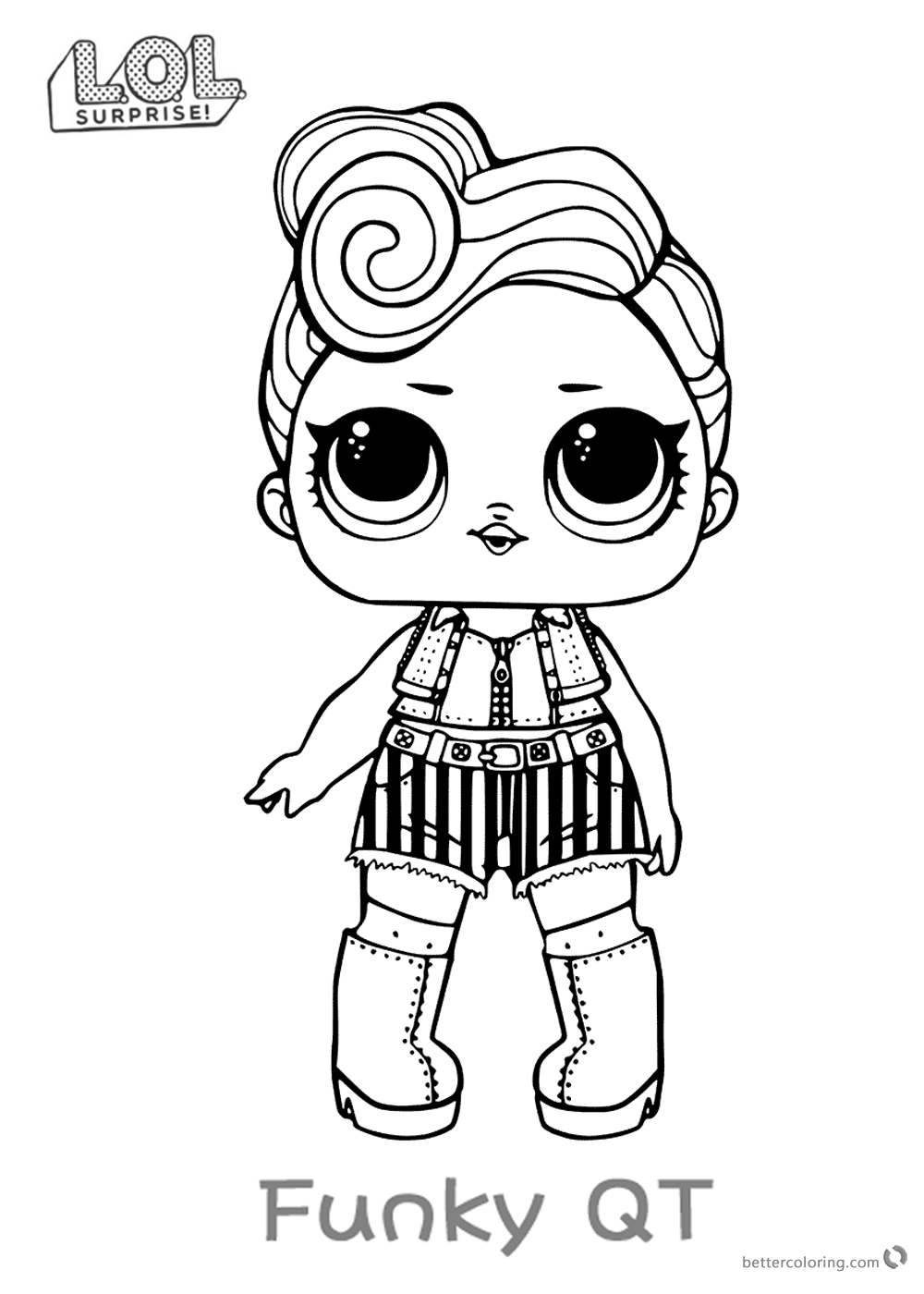 Lol Doll Coloring Pages Free Printable 72