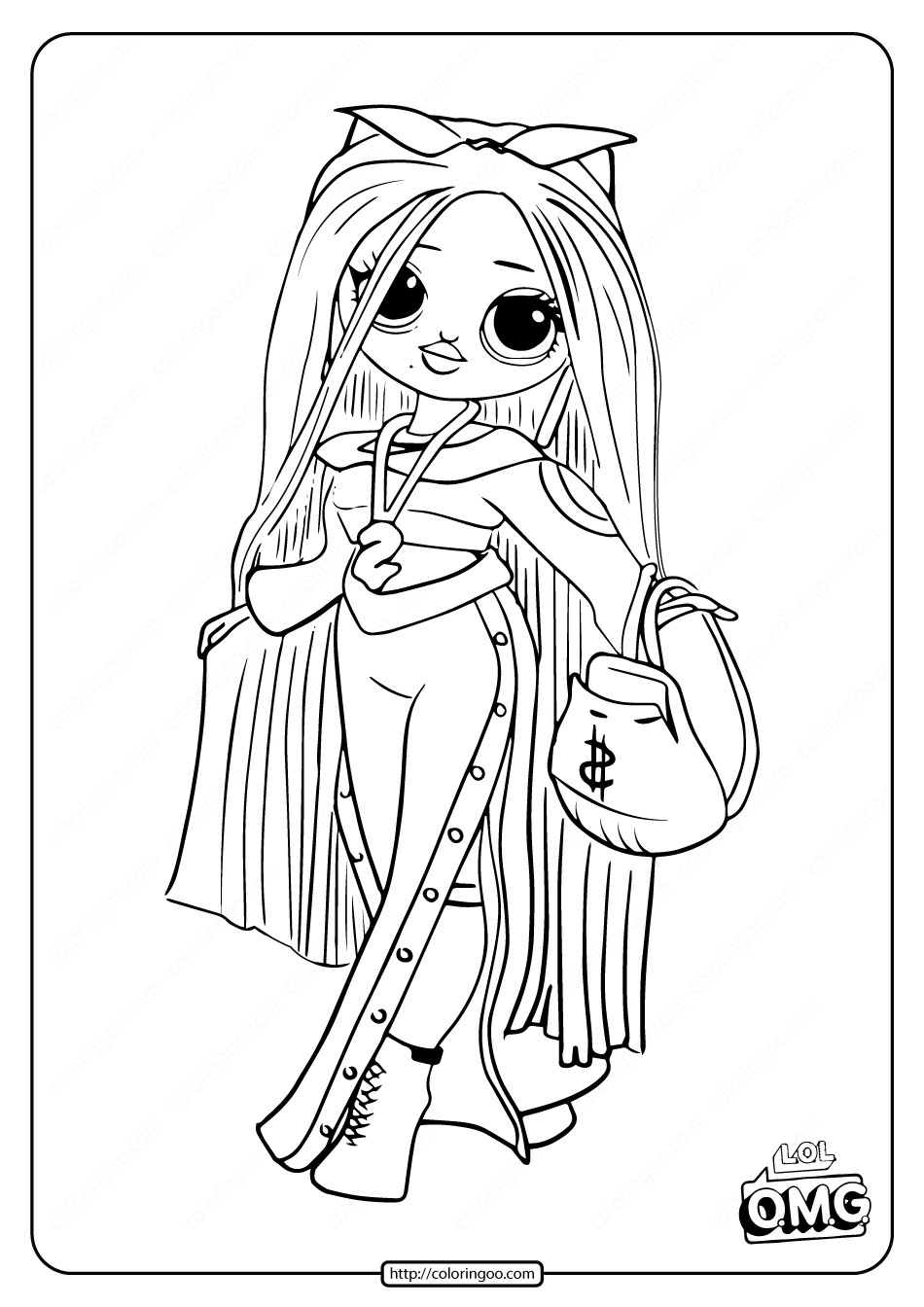 Lol Doll Coloring Pages Free Printable 74