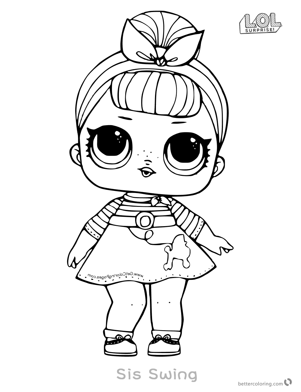 Lol Doll Coloring Pages Free Printable 75