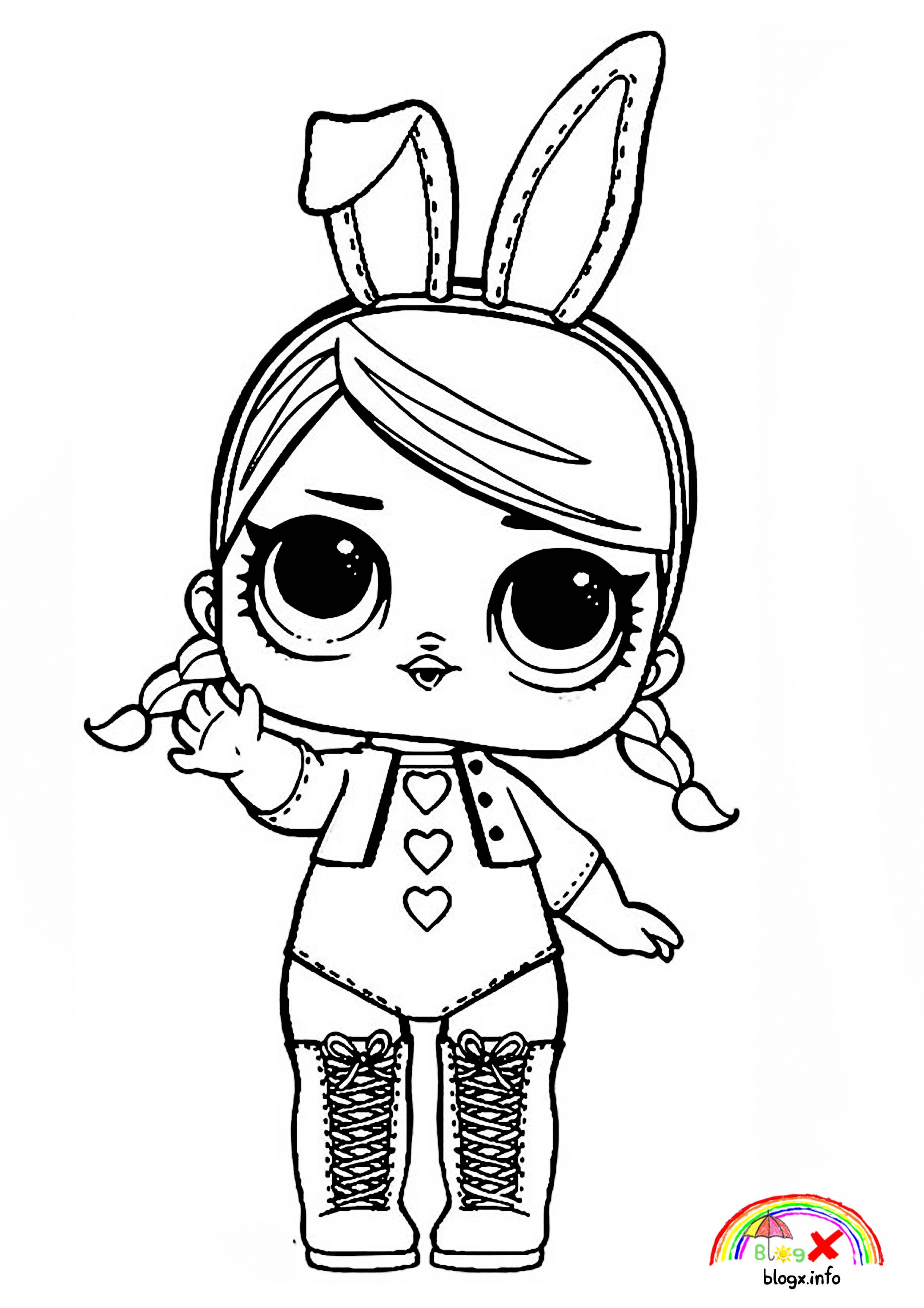 Lol Doll Coloring Pages Free Printable 77