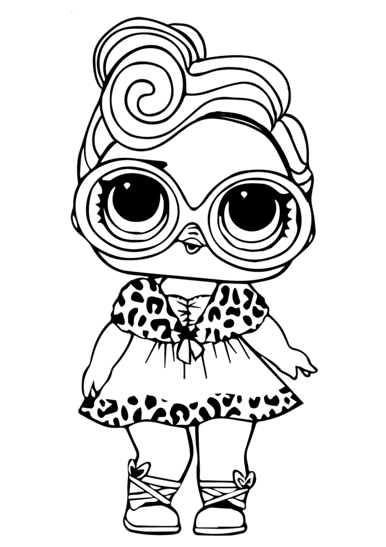 Lol Doll Coloring Pages Free Printable 79