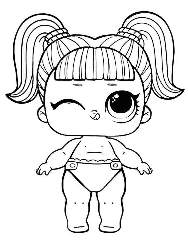 Lol Doll Coloring Pages Free Printable 80