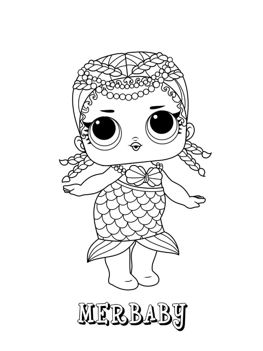 Lol Doll Coloring Pages Free Printable 83